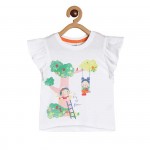 Miniklub Knit Top - White, 12-18m